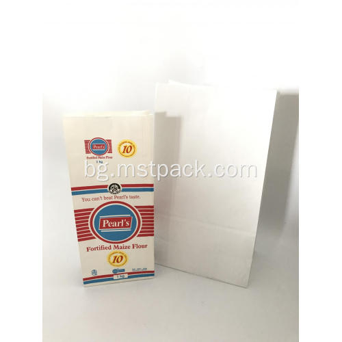SOS хартиена опаковъчна торба за хляб и прах